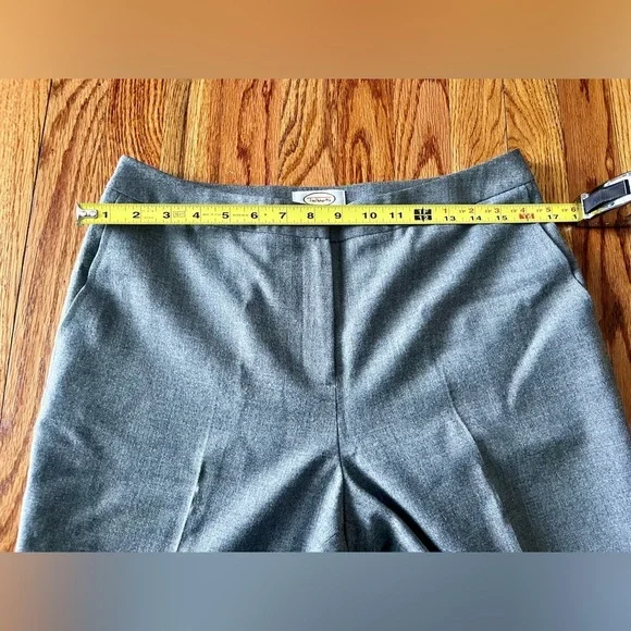 Talbots Petites Women’s Size 10 Gray Wool Dress Slacks Pants Lined - Picture 7 of 10
